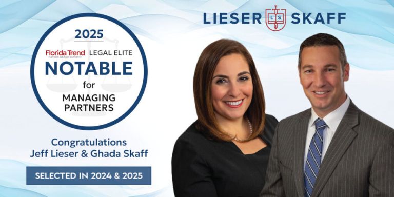 Florida Trend magazine’s Legal Elite-Notable Managing Partners list for 2025 featuring Ghada Skaff and Jeffrey Lieser